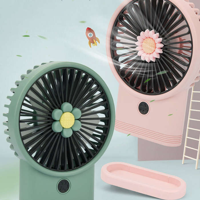 Green Sunflower Fan