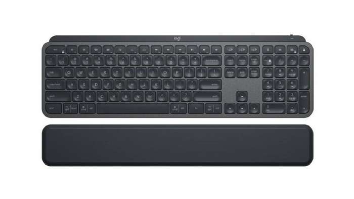 Logitech MX Keys Plus Advanced Illuminated Wireless Keyboard with Palm Rest