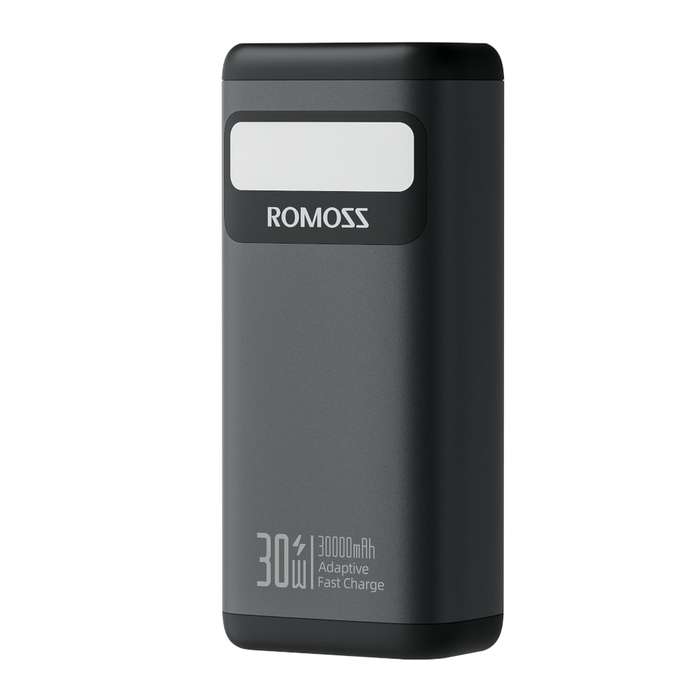 Romoss PMT30 30000mAh 30W Fast Charge Power Bank  Black