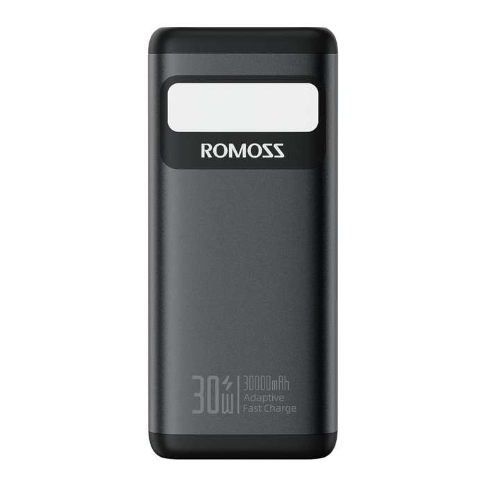 Romoss PMT30 30000mAh 30W Fast Charge Power Bank  Black