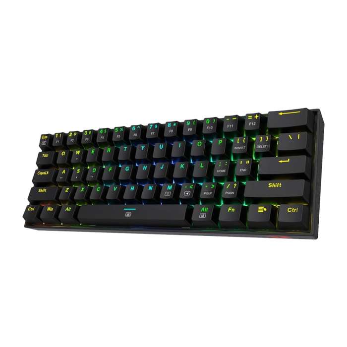 REDRAGON DRAGONBORN Wired Mechanical Keyboard RGB 67Key Design  Black