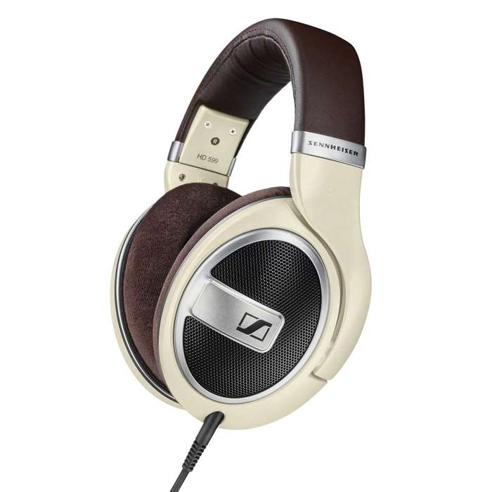 Sennheiser HD 599 High End Over Ear Headphone - Cream & Brown