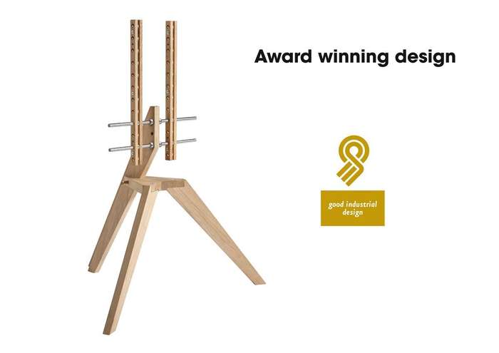 Vogel's Next OP1 TV Floorstand - Light Oak