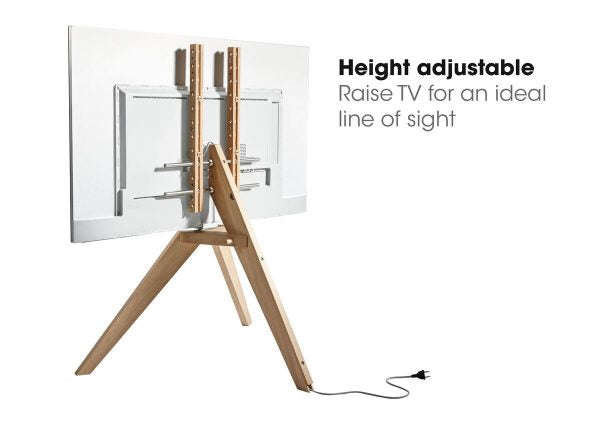 Vogel's Next OP1 TV Floorstand - Light Oak