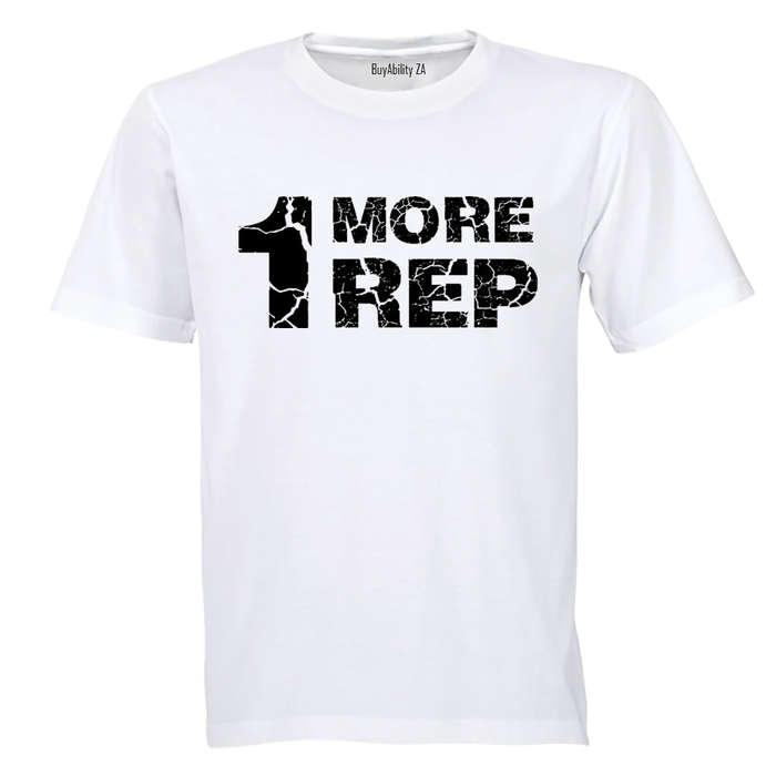 1 More Rep - Adults - T-Shirt