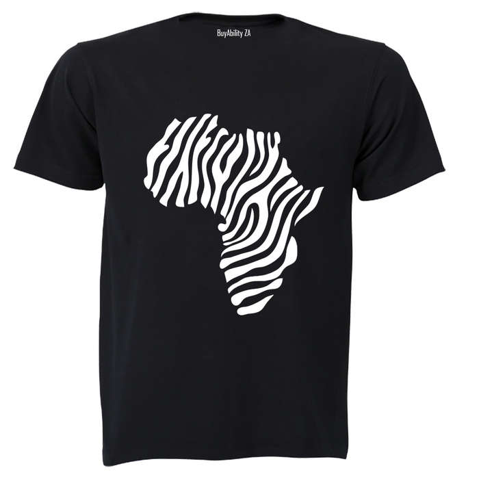 Africa - Zebra Print - Adults - T-Shirt