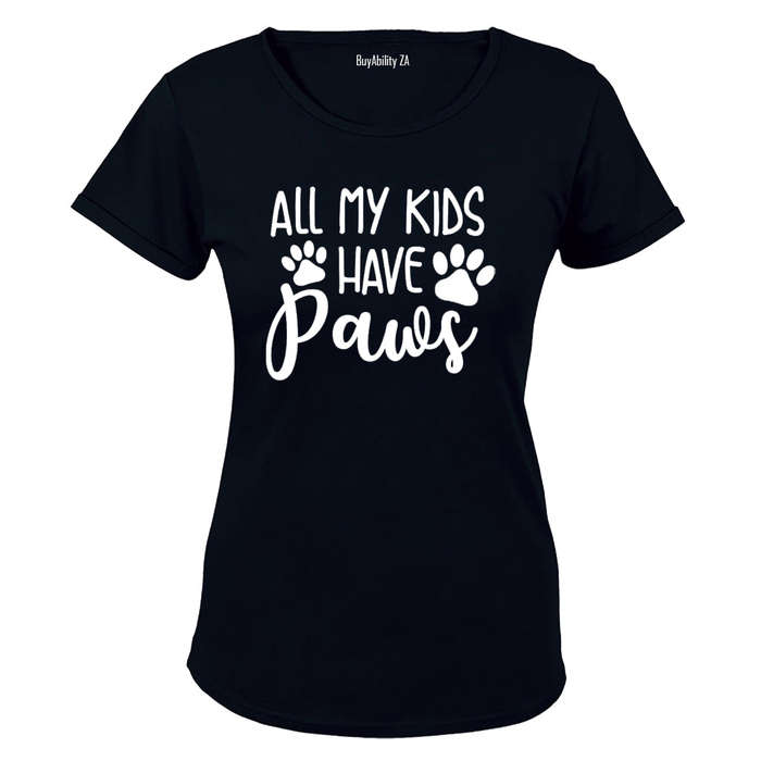 All My Kids Have Paws - Ladies - T-Shirt