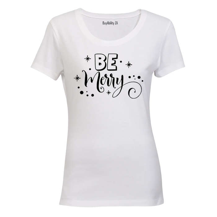 Be Merry - Christmas - Ladies - T-Shirt
