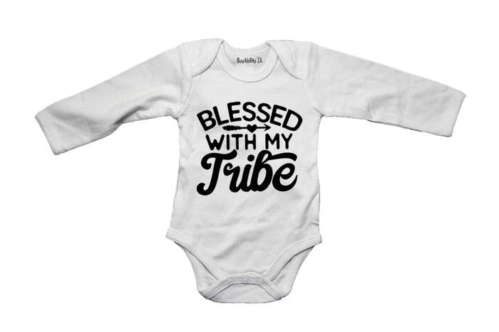 Blessed with my Tribe! - Baby Grow
