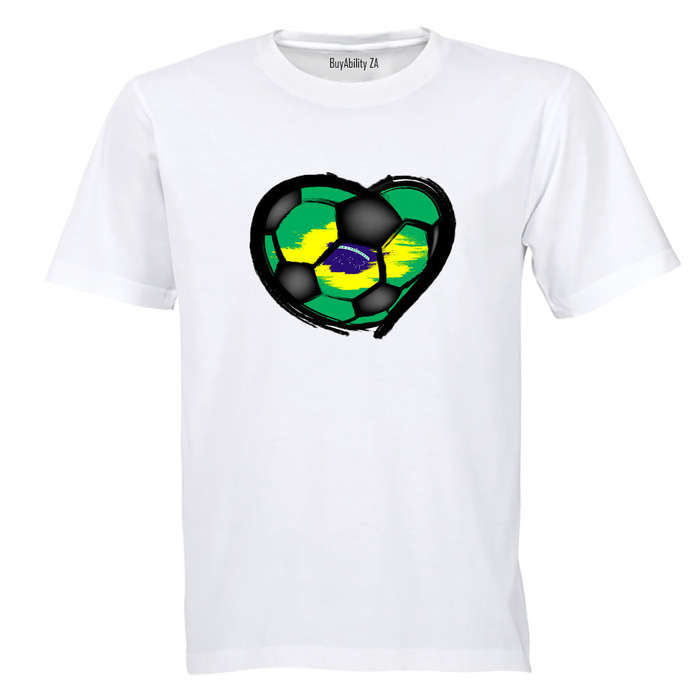 Brazil - Soccer Inspired - Adults - T-Shirt