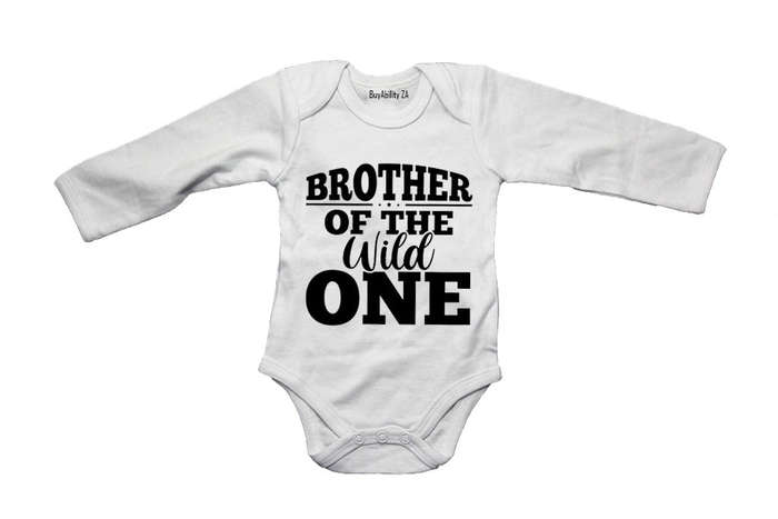 Brother of the Wild One - Baby Grow