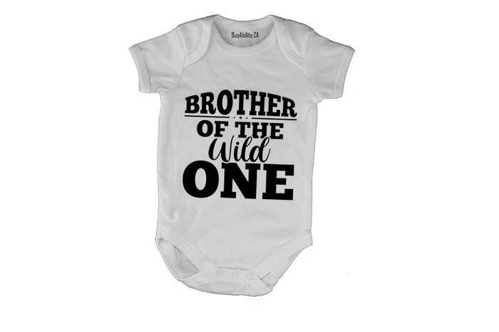 Brother of the Wild One - Baby Grow