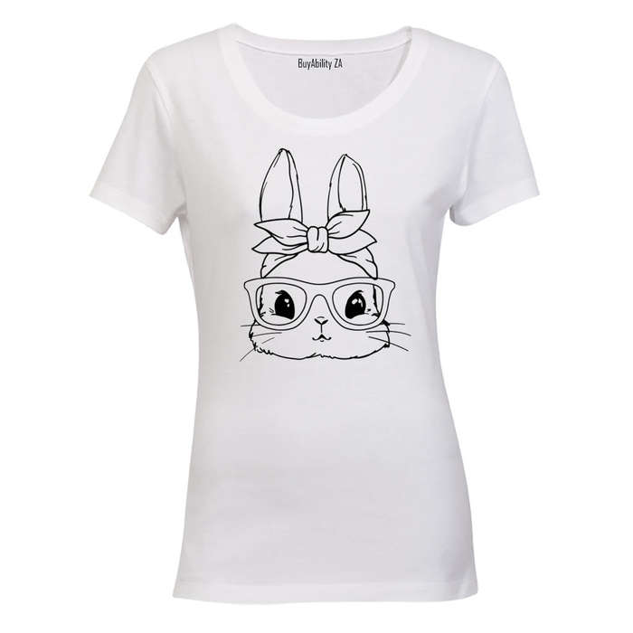 Bunny Glasses - Easter - Ladies - T-Shirt
