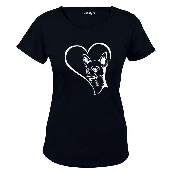 Chihuahua Heart - Ladies - T-Shirt