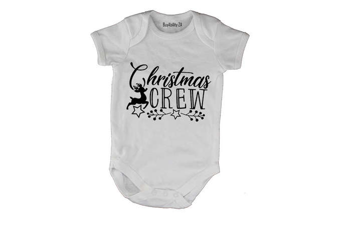Christmas Crew - Reindeer - Baby Grow