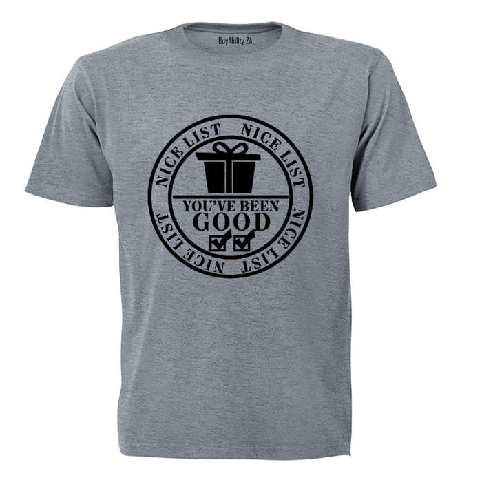 Christmas Nice List - Adults - T-Shirt