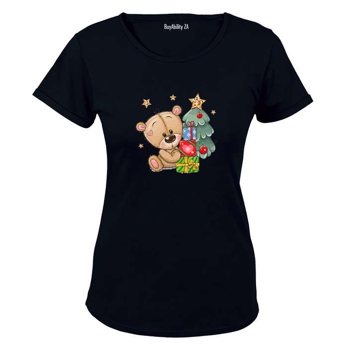 Christmas Teddy - Ladies - T-Shirt