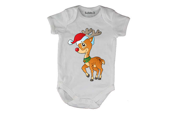 Christmas Reindeer - Baby Grow