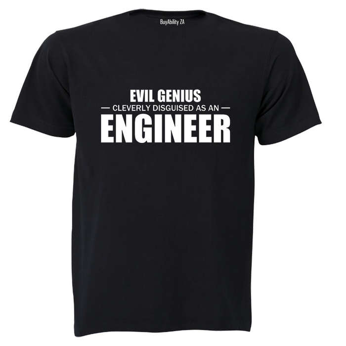 Cleverly Disguised As An Engineer - Adults - T-Shirt