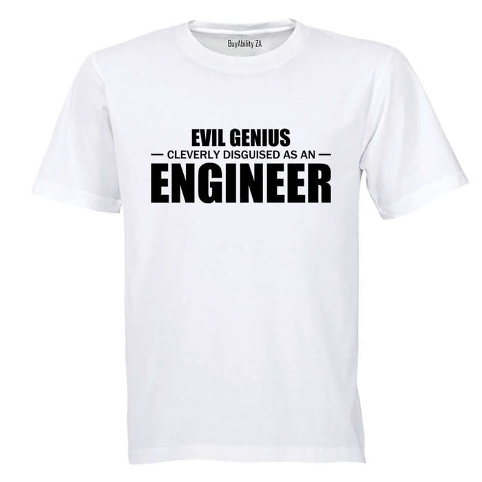 Cleverly Disguised As An Engineer - Adults - T-Shirt