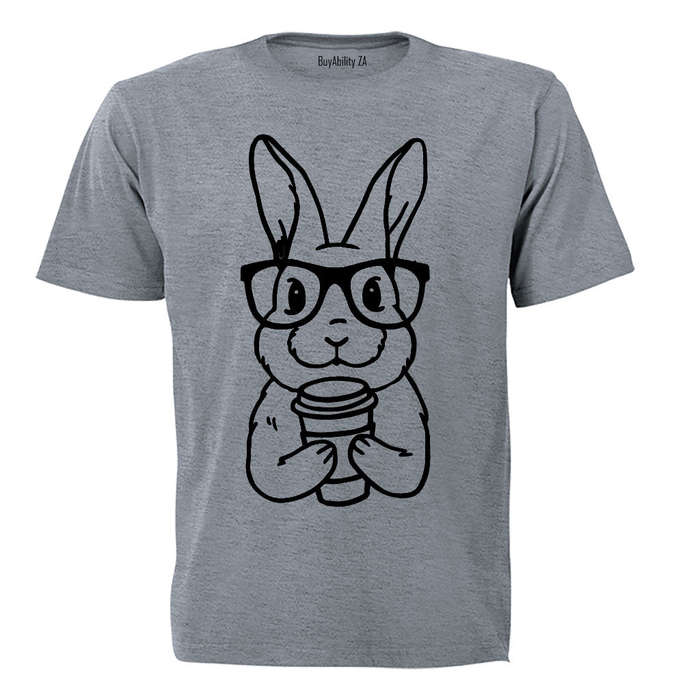 Coffee Bunny - Easter - Adults - T-Shirt