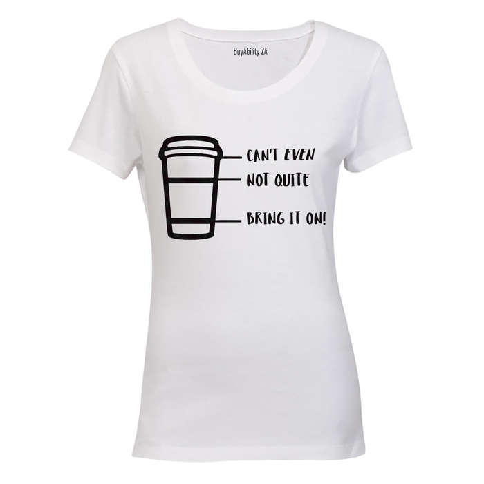 Coffee Levels - Ladies - T-Shirt