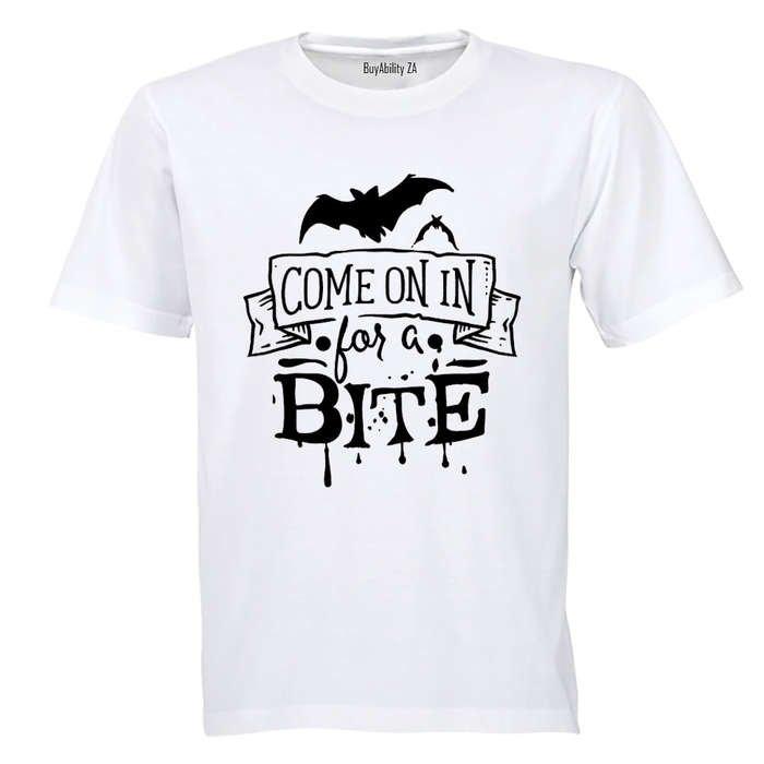 Come In For A Bite - Halloween - Adults - T-Shirt