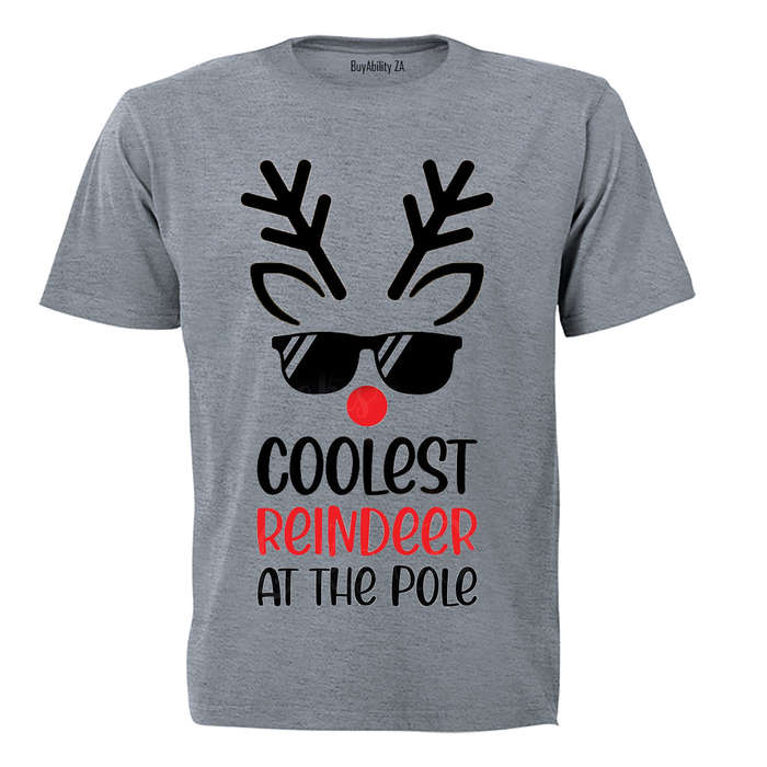 Coolest Reindeer - Christmas - Adults - T-Shirt