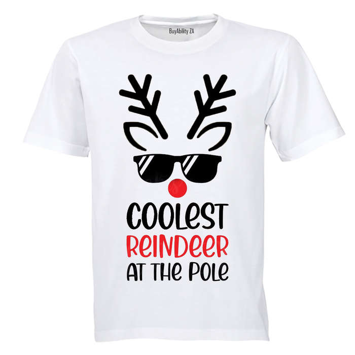 Coolest Reindeer - Christmas - Adults - T-Shirt