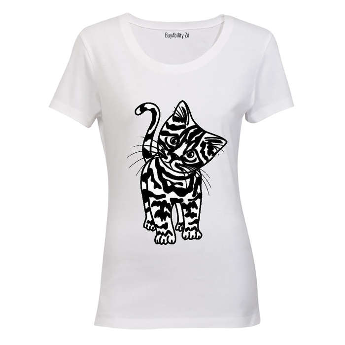 Cute Kitten - Ladies - T-Shirt