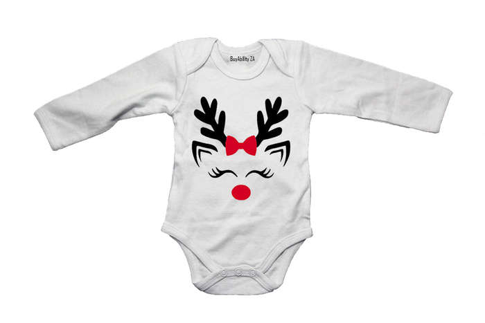 Cute Christmas Reindeer - Baby Grow