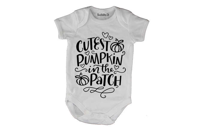 Cutest Pumpkin - Halloween - Baby Grow