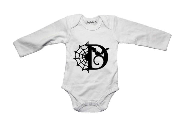 D - Halloween Spiderweb - Baby Grow