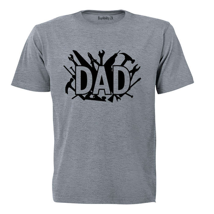 Dad - Tools Silhouette - Adults - T-Shirt