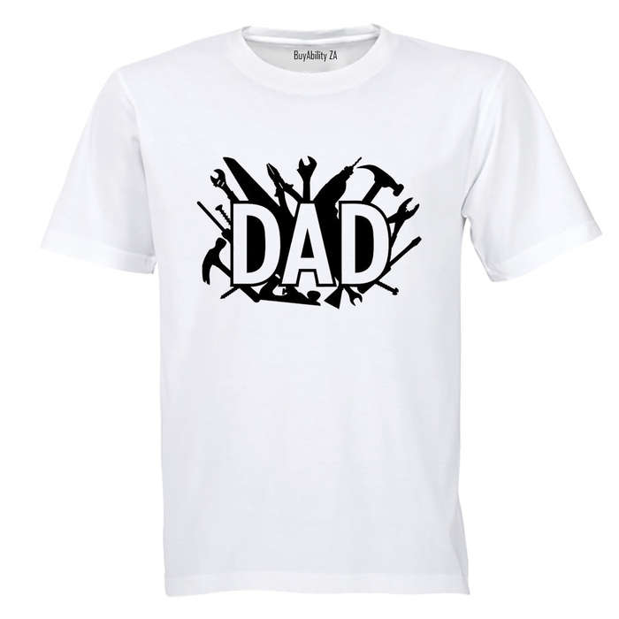 Dad - Tools Silhouette - Adults - T-Shirt