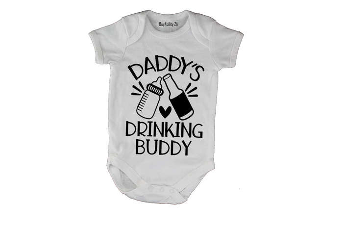 Daddy's Drinking Buddy - Baby Grow