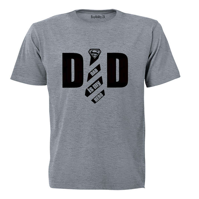 Dad Is My Hero - Tie - Adults - T-Shirt