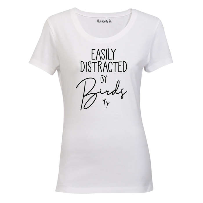 Distracted by Birds - Ladies - T-Shirt