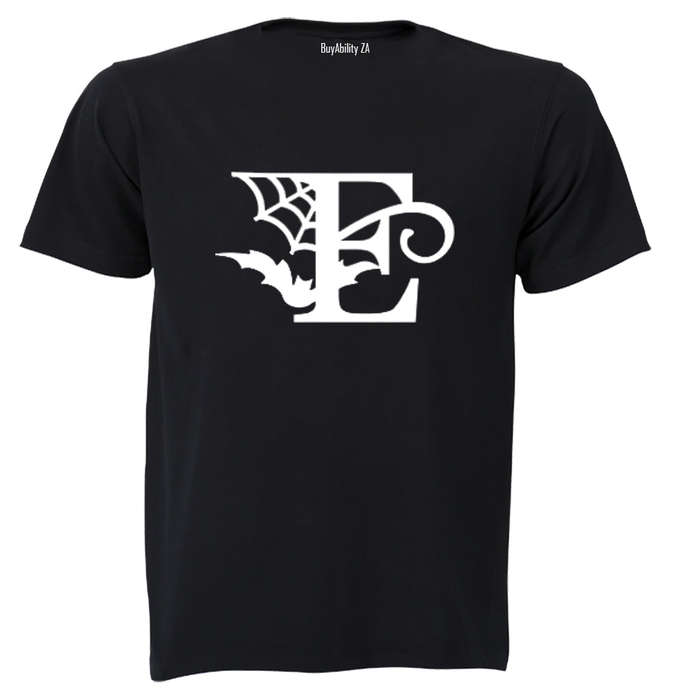 E - Halloween Spiderweb - Kids T-Shirt