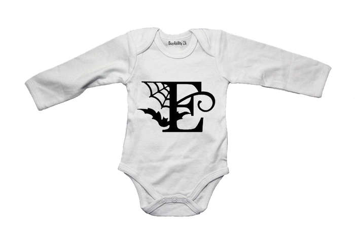 E - Halloween Spiderweb - Baby Grow