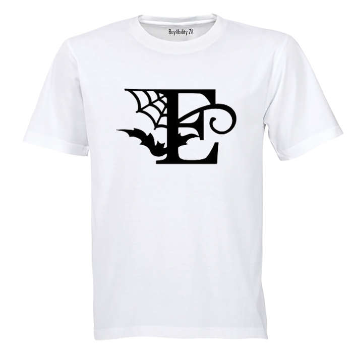E - Halloween Spiderweb - Kids T-Shirt