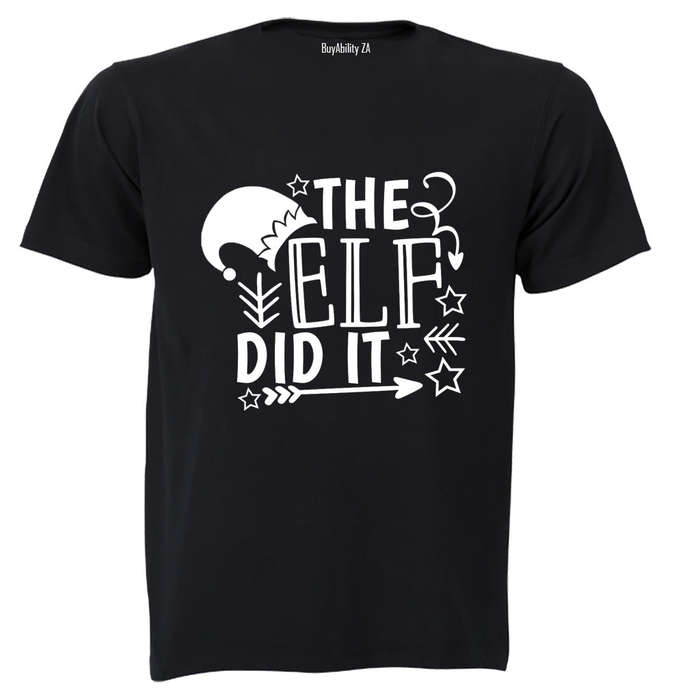 Elf Did It - Christmas - Adults - T-Shirt