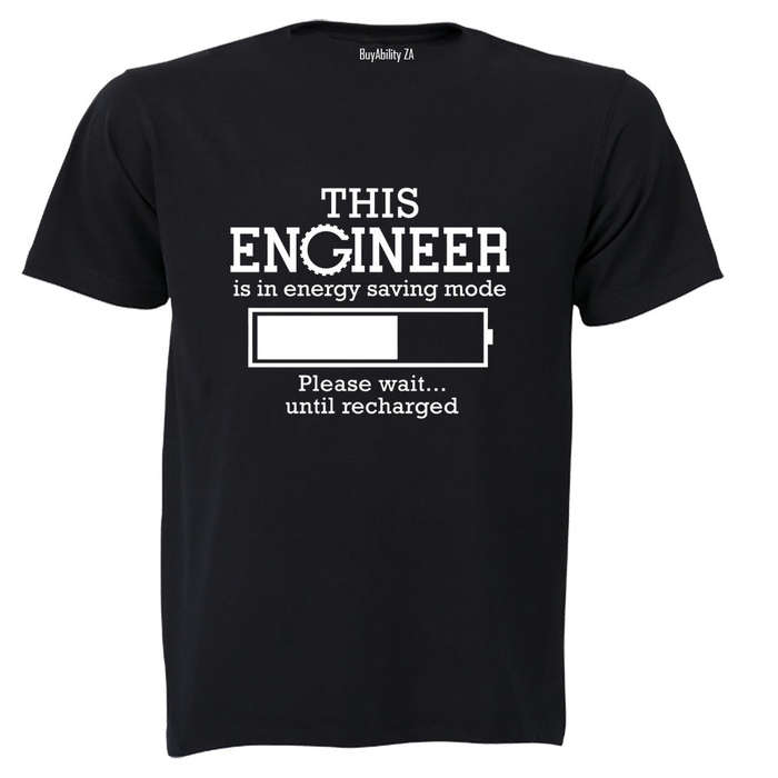 Engineer - Energy Saving Mode - Adults - T-Shirt