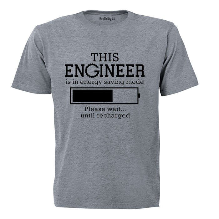 Engineer - Energy Saving Mode - Adults - T-Shirt