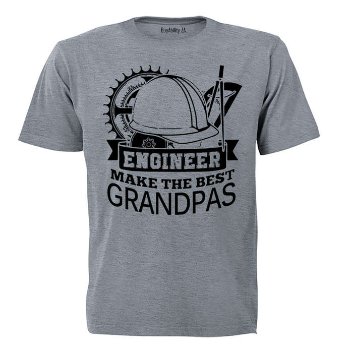 Engineer - The Best Grandpas - Adults - T-Shirt