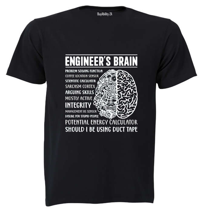 Engineer's Brain - Adults - T-Shirt