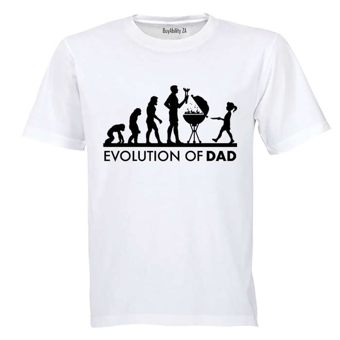 Evolution of Dad - BRAAI - Adults - T-Shirt