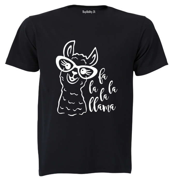 Fa La La Llama - Christmas - Kids T-Shirt