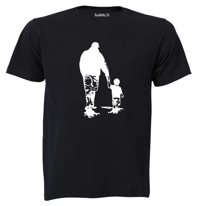 Father and Son - Silhouette - Adults - T-Shirt