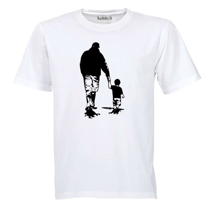 Father and Son - Silhouette - Adults - T-Shirt